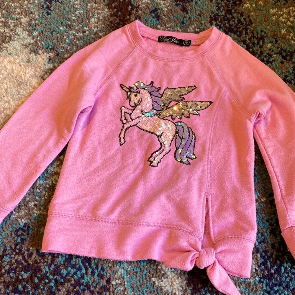 Third Wish Unicorn Sweater Size 4